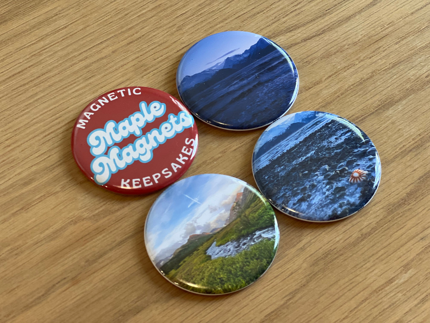 Custom Photo Magnets (Set of 4, hardback)