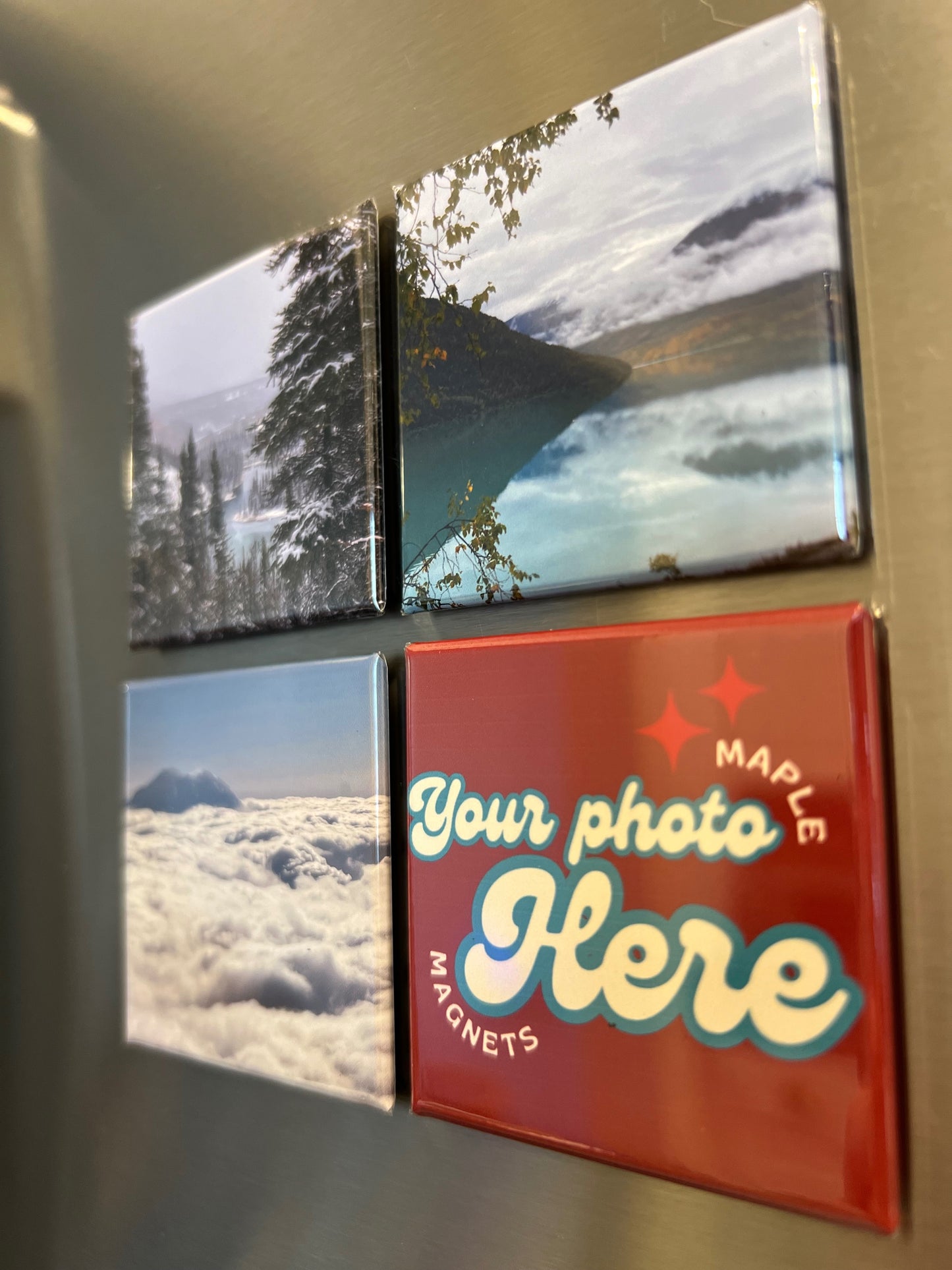 Custom Photo Magnets (Set of 4, hardback)