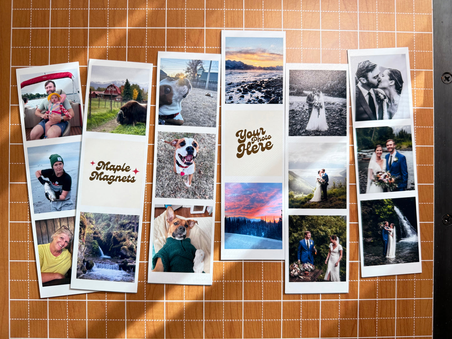 Custom Photobooth Style Magnets (flexible)