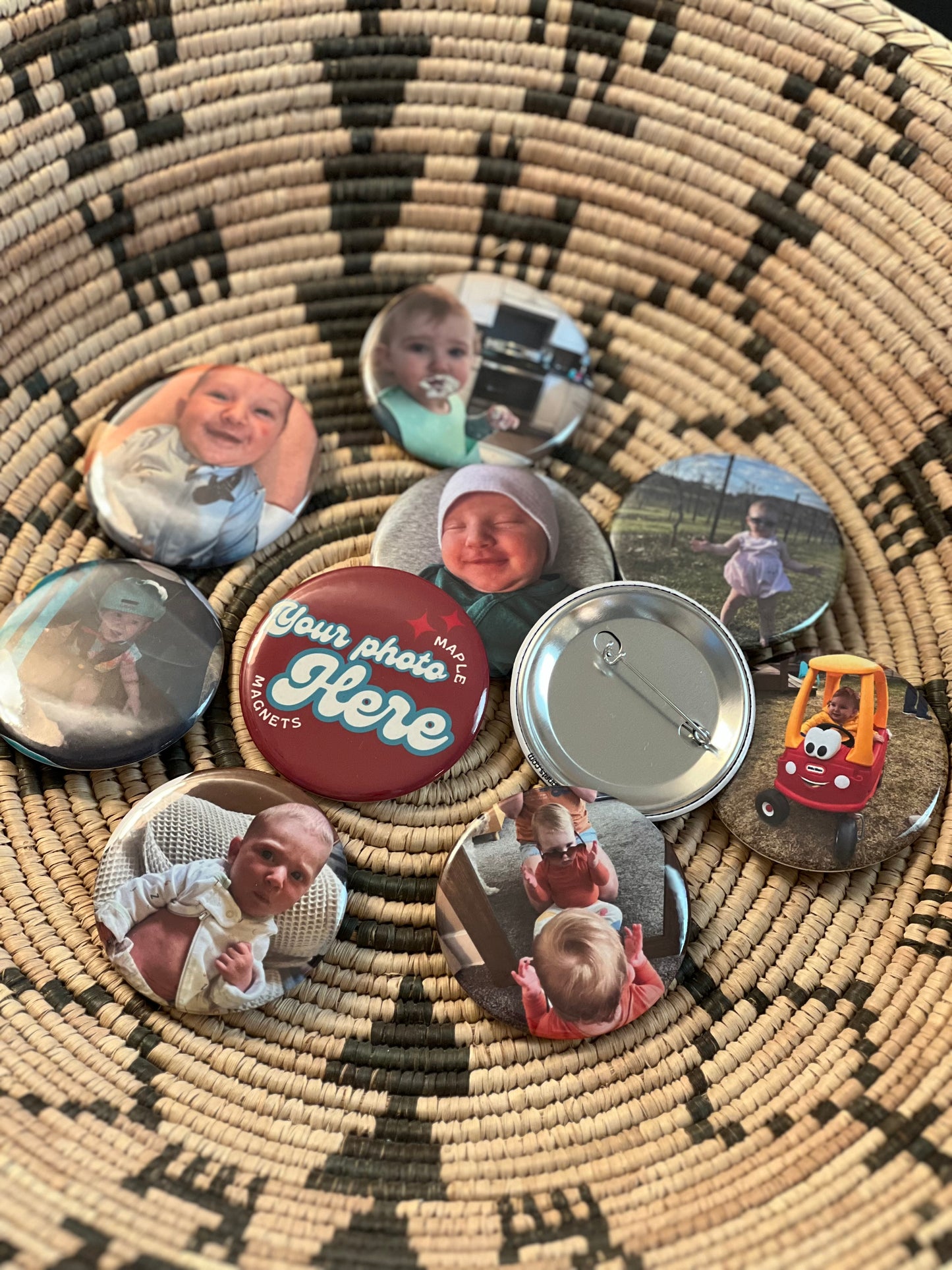 Custom Photo Pins