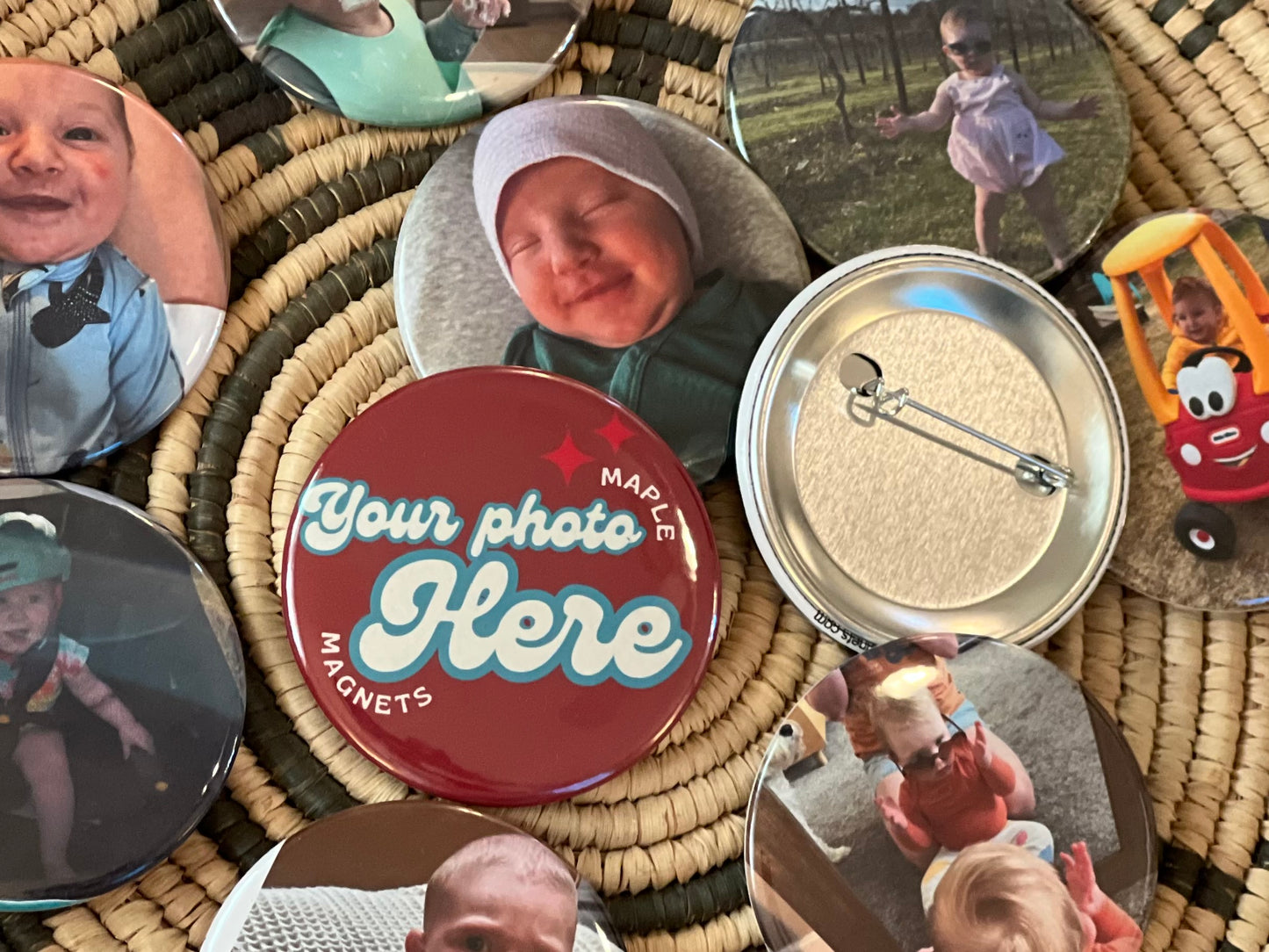 Custom Photo Pins