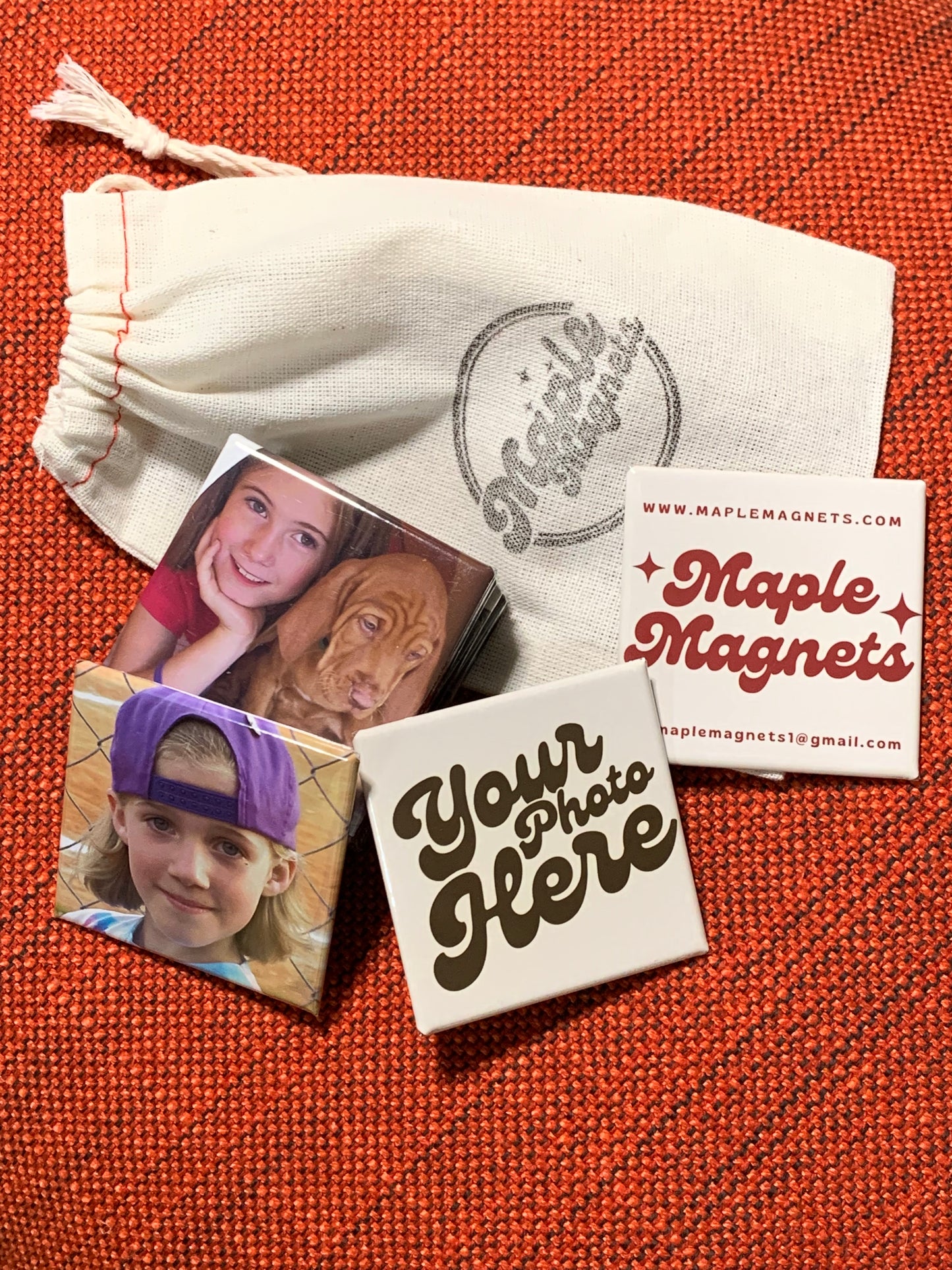 Custom Photo Magnets (Set of 4, hardback)